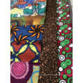 Polyester Africa wax print fabric